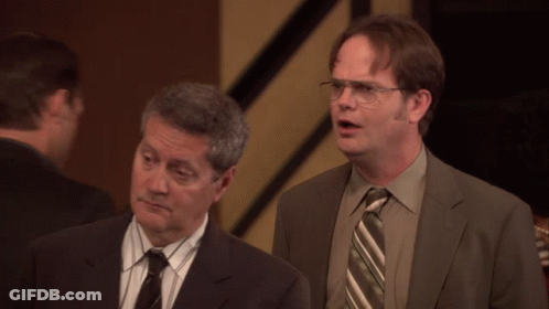 A Man Says Oh I 'M Sorry While Standing Next To Another Man GIF