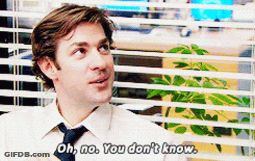 A Man Says Oh No You Don 'T Know GIF