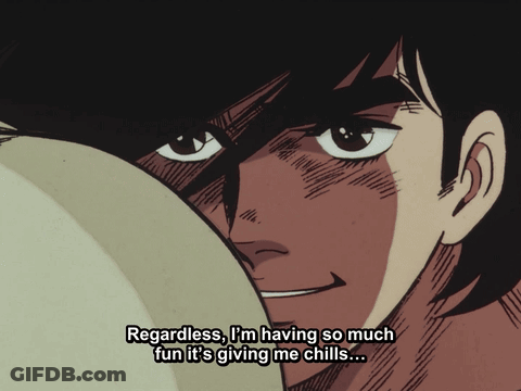 A Man Says Regardless I 'M Having So Much Fun It 'S Giving Me Chills .. GIF