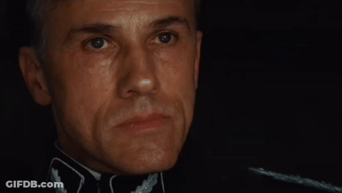 A Man Says " Show Me All Of Your Utxos " In A Dark Room GIF