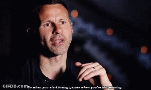 A Man Says So When You Start Losing Games When You Are Not Winning GIF