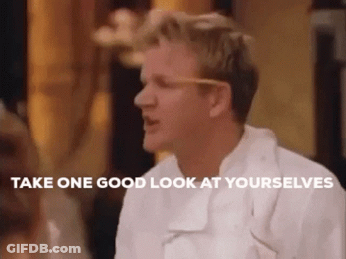 A Man Says Take One Good Look At Yourselves GIF