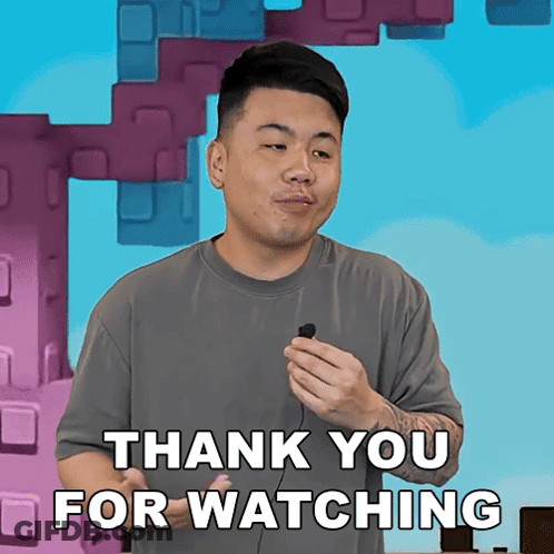 A Man Says Thank You For Watching While Holding A Microphone GIF
