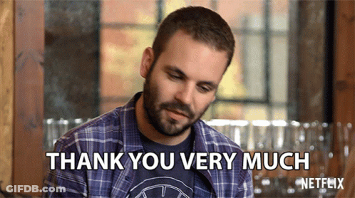 Thank You Very Much In Netflix Ad GIF