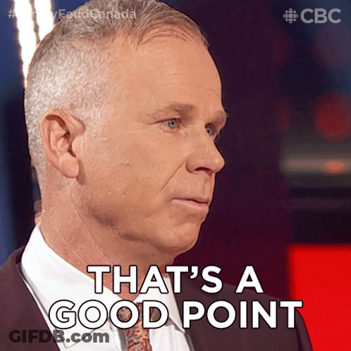 A Man Says That 'S A Good Point GIF