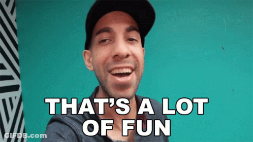 A Man Says That 'S A Lot Of Fun While Wearing A Hat GIF