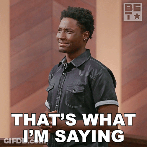 A Man Says That 'S What I 'M Saying While Standing In Front Of A Podium GIF