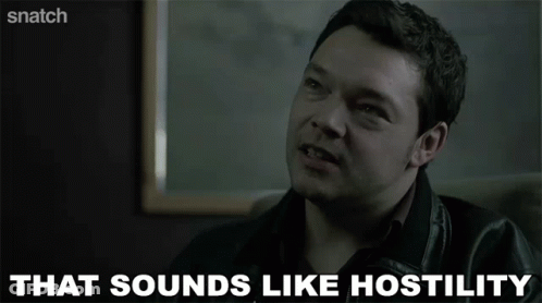 A Man Says That Sounds Like Hostility In A Snatch Advertisement GIF