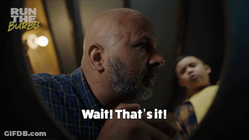 A Man Says Wait That 'S It In A Run The Burbs Ad GIF