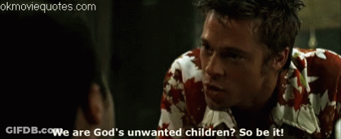 A Man Says We Are God 'S Unwanted Children GIF