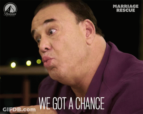 A Man Says We Got A Chance In Front Of A Paramount Network Logo GIF