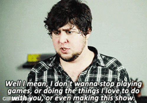 A Man Says Well I Mean I Don 'T Wanna Stop Playing Games GIF