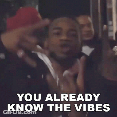 A Man Says " You Already Know The Vibes " In A Video GIF