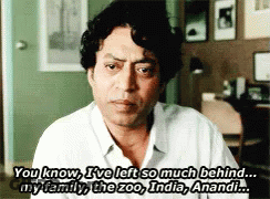 A Man Says " You Know I 'Ve Left So Much Behind My Family " GIF