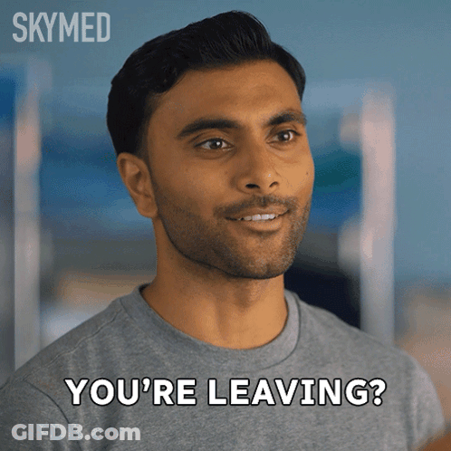 Man Says You're Leaving In Front Of SkyMed Ad GIF
