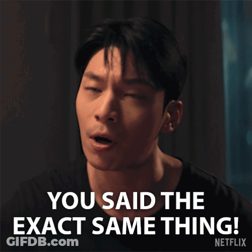 A Man Says You Said The Exact Same Thing In A Netflix Ad GIF
