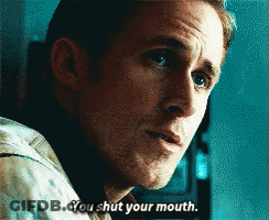 A Man Says " You Shut Your Mouth " In A Pixelated Photo GIF