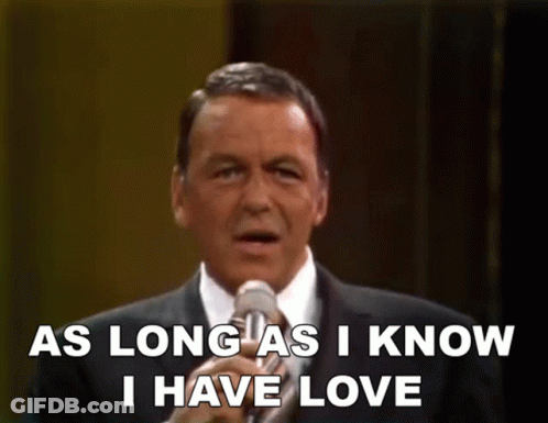 Man Singing Into Microphone As Long As I Know I Have Love GIF