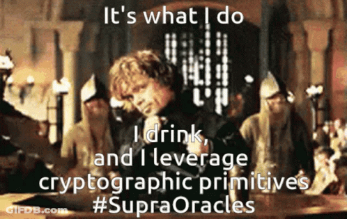 A Man Sitting At A Table With The Words It 'S What I Do GIF