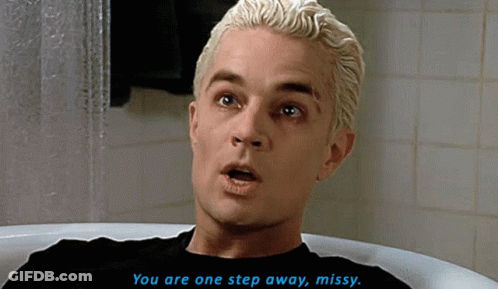 Man In Bathtub With You Are One Step Away Missy GIF