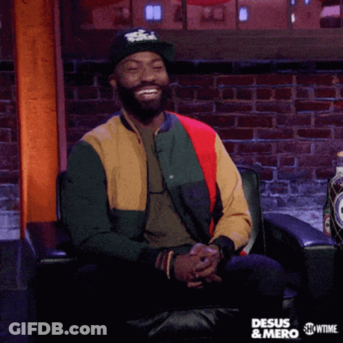 A Man Sitting In A Chair With The Words I 'M Not Judging But I Am Judging On The Bottom GIF