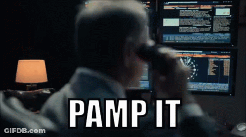 Man Sitting In Front Of Computer Pamp GIF