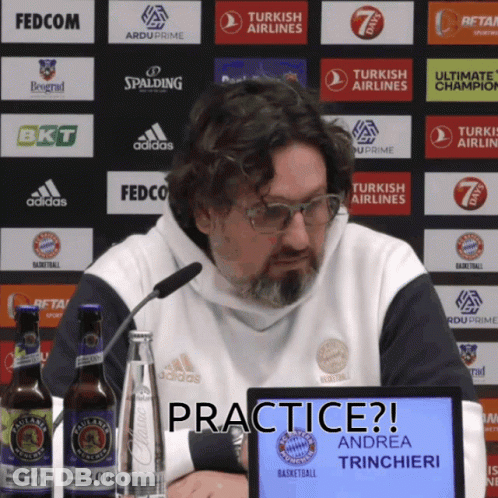 Man Sitting In Front Of Laptop With Practice GIF