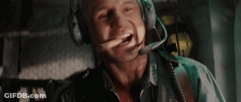 A Man Smoking A Cigar With The Words I Love It When A Plan Written Below Him GIF