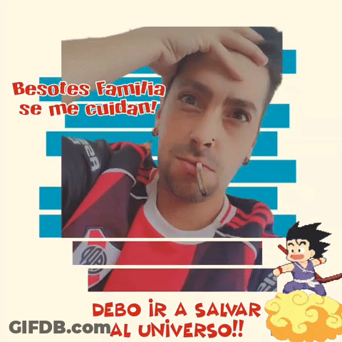 A Man Smoking A Cigarette With The Words Besotes Familia Se Me Cuidan Behind Him GIF