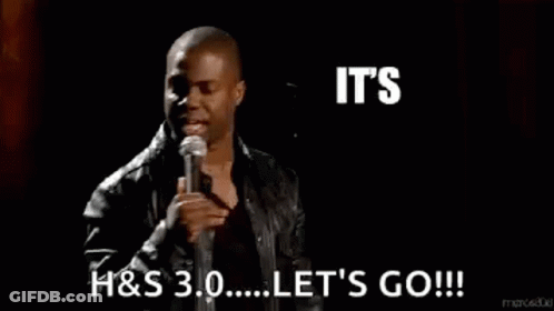 A Man Speaking Into A Microphone With The Words It 'S About To Go Down GIF
