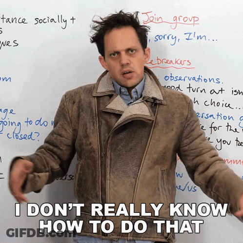 Man Standing In Front Of Whiteboard GIF