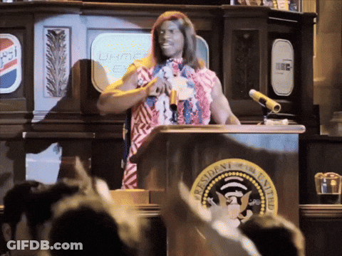 A Man Stands At A Podium With A Pepsi Logo On The Wall Behind Him GIF