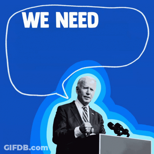 Man At Podium Saying We Need To Finish GIF