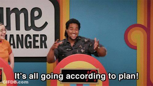 Man At Podium Saying It's All Going According To Plan GIF