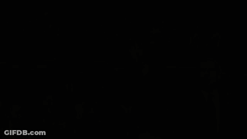 A Man Stands In Front Of A Blackboard That Says Child Left Behind GIF