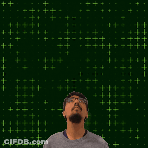 A Man Stands In Front Of A Green Background That Says 18 GIF