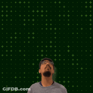 A Man Stands In Front Of A Green Background With The Number 25 In The Center GIF
