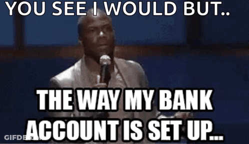 A Man Stands In Front Of A Microphone And Says " You See I Would But " GIF