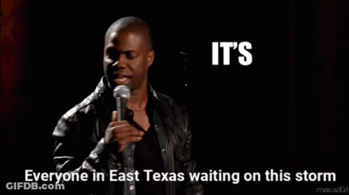 A Man Stands In Front Of A Microphone With The Words " It 'S About To Go Down " Above Him GIF