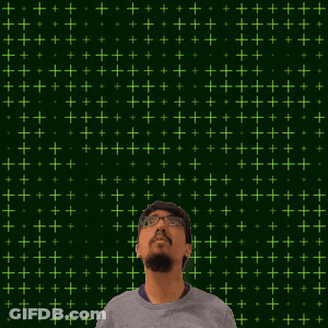 A Man Stands In Front Of A Screen With The Number 11 On It GIF
