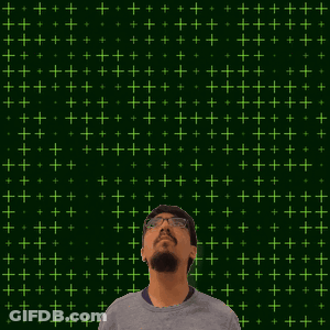 A Man Stands In Front Of A Screen With The Number 11 On It GIF