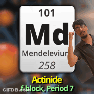 A Man Stands In Front Of A Sign That Says Md On It GIF