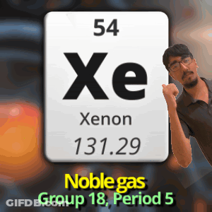A Man Stands In Front Of A Sign That Says Xe GIF
