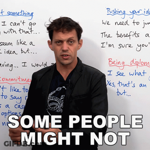Man Standing In Front Of White Board GIF