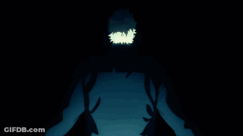 A Man Stands On Top Of A Building With His Arms Outstretched GIF