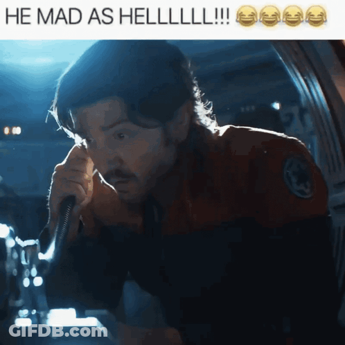 Man Speaking Into Microphone He Mad As Hell GIF