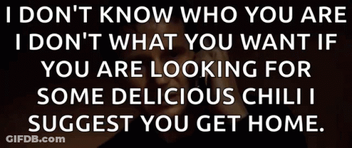 A Man Talking On A Cell Phone With The Words I Don T Know Who You Are I Don T What You Want GIF