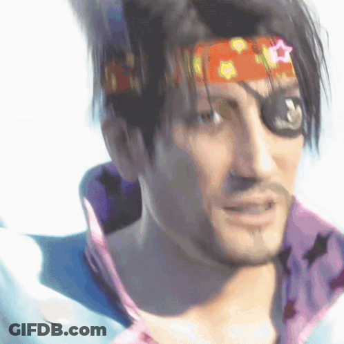 A Man Wearing A Bandana With A Star On It GIF