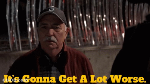 A Man Wearing A Baseball Cap With The Letter S On It GIF