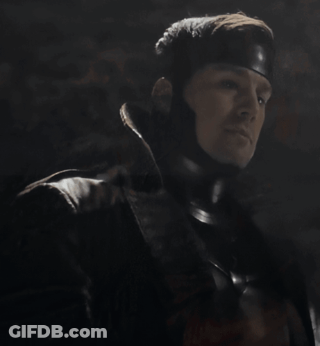 A Man Wearing A Black Headband And A Black Jacket GIF